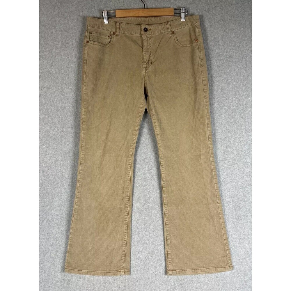 Polo Jeans Company Corduroy Bootcut 14 Ralph Lauren Womens Pants Khaki